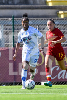 2022-04-30 - Chante' Dompig (Empoli Ladies)  during the Women's Italian Cup 2021/22 match between AS Roma vs Empoli Ladies at the Tre Fontane stadium on 30 April 2022. - AS ROMA VS EMPOLI LADIES - WOMEN ITALIAN CUP - SOCCER