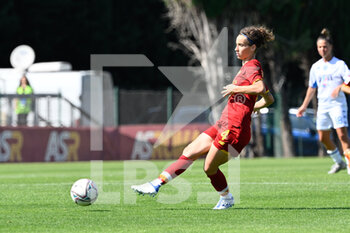 2022-04-30 - Angelica Soffia (AS Roma Women)  during the Women's Italian Cup 2021/22 match between AS Roma vs Empoli Ladies at the Tre Fontane stadium on 30 April 2022. - AS ROMA VS EMPOLI LADIES - WOMEN ITALIAN CUP - SOCCER