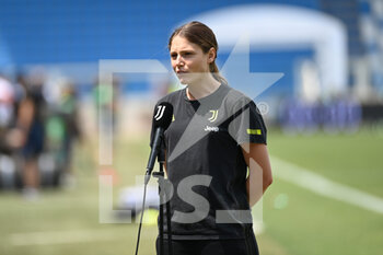 2022-05-22 - Cecilia Salvai (juventus) interview before the match - FINAL - JUVENTUS FC - AS ROMA - WOMEN ITALIAN CUP - SOCCER
