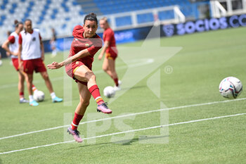 2022-05-22 - Lucia Di Guglielmo (As Roma) during warm up - FINAL - JUVENTUS FC - AS ROMA - WOMEN ITALIAN CUP - SOCCER