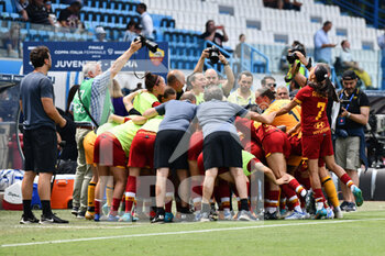 2022-05-22 - As Roma together before the match - FINAL - JUVENTUS FC - AS ROMA - WOMEN ITALIAN CUP - SOCCER