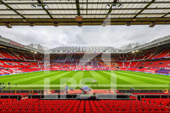 2022-07-06 - General view inside Old Trafford before the UEFA Women's Euro 2022, Group A football match between England and Austria on July 6, 2022 at Old Trafford in Manchester, England - FOOTBALL - WOMEN'S EURO 2022 - ENGLAND V AUSTRIA - UEFA EUROPEAN - SOCCER