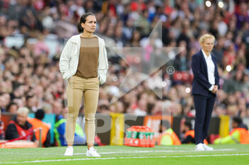 2022-07-06 - Coach Irene Fuhrmann of Austria during the UEFA Women's Euro 2022, Group A football match between England and Austria on July 6, 2022 at Old Trafford in Manchester, England - FOOTBALL - WOMEN'S EURO 2022 - ENGLAND V AUSTRIA - UEFA EUROPEAN - SOCCER