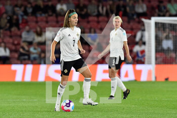 2022-07-07 - Chloe McCarron (7) of Northern Ireland during the UEFA Women's Euro 2022, Group A football match between Norway and Northern Ireland on July 7, 2022 at the St Mary's Stadium in Southampton, England - FOOTBALL - WOMEN'S EURO 2022 - NORWAY V NORTHERN IRELAND - UEFA EUROPEAN - SOCCER