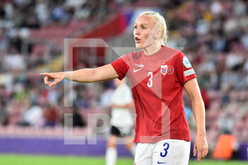 2022-07-07 - Maria Thorisdottir (3) of Norway during the UEFA Women's Euro 2022, Group A football match between Norway and Northern Ireland on July 7, 2022 at the St Mary's Stadium in Southampton, England - FOOTBALL - WOMEN'S EURO 2022 - NORWAY V NORTHERN IRELAND - UEFA EUROPEAN - SOCCER
