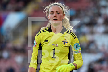 2022-07-07 - Jacqueline Burns (1) of Northern Ireland during the UEFA Women's Euro 2022, Group A football match between Norway and Northern Ireland on July 7, 2022 at the St Mary's Stadium in Southampton, England - FOOTBALL - WOMEN'S EURO 2022 - NORWAY V NORTHERN IRELAND - UEFA EUROPEAN - SOCCER