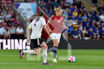 2022-07-07 - Ada Hegerberg (14) of Norway during the UEFA Women's Euro 2022, Group A football match between Norway and Northern Ireland on July 7, 2022 at the St Mary's Stadium in Southampton, England - FOOTBALL - WOMEN'S EURO 2022 - NORWAY V NORTHERN IRELAND - UEFA EUROPEAN - SOCCER