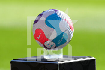 2022-07-07 - Official Nike match ball ahead of the UEFA Women's Euro 2022, Group A football match between Norway and Northern Ireland on July 7, 2022 at the St Mary's Stadium in Southampton, England - FOOTBALL - WOMEN'S EURO 2022 - NORWAY V NORTHERN IRELAND - UEFA EUROPEAN - SOCCER