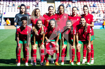 2022-07-09 - Team of Portugal during the UEFA Women's Euro 2022, Group C football match between Portugal and Switzerland on July 9, 2022 at Leigh Sports Village in Leigh, England - FOOTBALL - WOMEN'S EURO 2022 - PORTUGAL V SWITZERLAND - UEFA EUROPEAN - SOCCER