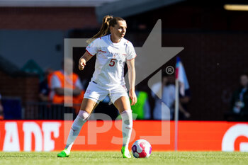 2022-07-09 - Switzerland Defender Noelle Maritz during the UEFA Women's Euro 2022, Group C football match between Portugal and Switzerland on July 9, 2022 at Leigh Sports Village in Leigh, England - FOOTBALL - WOMEN'S EURO 2022 - PORTUGAL V SWITZERLAND - UEFA EUROPEAN - SOCCER