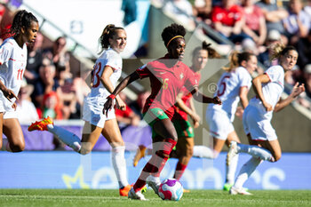 2022-07-09 - Portugal Forward Diana Silva during the UEFA Women's Euro 2022, Group C football match between Portugal and Switzerland on July 9, 2022 at Leigh Sports Village in Leigh, England - FOOTBALL - WOMEN'S EURO 2022 - PORTUGAL V SWITZERLAND - UEFA EUROPEAN - SOCCER