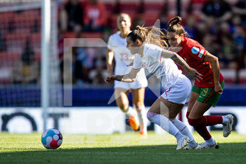 2022-07-09 - Switzerland Forward Ramona Bachmann during the UEFA Women's Euro 2022, Group C football match between Portugal and Switzerland on July 9, 2022 at Leigh Sports Village in Leigh, England - FOOTBALL - WOMEN'S EURO 2022 - PORTUGAL V SWITZERLAND - UEFA EUROPEAN - SOCCER