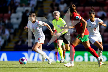 2022-07-09 - Switzerland Forward Geraldine Reuteler during the UEFA Women's Euro 2022, Group C football match between Portugal and Switzerland on July 9, 2022 at Leigh Sports Village in Leigh, England - FOOTBALL - WOMEN'S EURO 2022 - PORTUGAL V SWITZERLAND - UEFA EUROPEAN - SOCCER