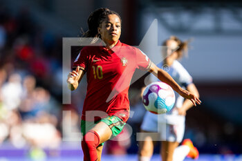 2022-07-09 - Portugal Forward Jessica Silva during the UEFA Women's Euro 2022, Group C football match between Portugal and Switzerland on July 9, 2022 at Leigh Sports Village in Leigh, England - FOOTBALL - WOMEN'S EURO 2022 - PORTUGAL V SWITZERLAND - UEFA EUROPEAN - SOCCER