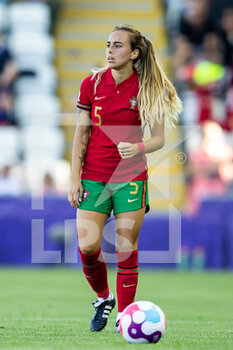 2022-07-09 - Portugal Defender Joana Marchao during the UEFA Women's Euro 2022, Group C football match between Portugal and Switzerland on July 9, 2022 at Leigh Sports Village in Leigh, England - FOOTBALL - WOMEN'S EURO 2022 - PORTUGAL V SWITZERLAND - UEFA EUROPEAN - SOCCER