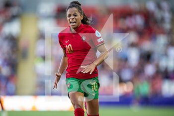 2022-07-09 - Portugal Jessica Silva during the UEFA Women's Euro 2022, Group C football match between Portugal and Switzerland on July 9, 2022 at Leigh Sports Village in Leigh, England - FOOTBALL - WOMEN'S EURO 2022 - PORTUGAL V SWITZERLAND - UEFA EUROPEAN - SOCCER