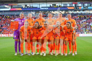 2022-07-09 - Team of Netherlands during the UEFA Women's Euro 2022, Group C football match between Netherlands and Sweden on July 9, 2022 at Bramall Lane in Sheffield, England - FOOTBALL - WOMEN'S EURO 2022 - NETHERLANDS V SWEDEN - UEFA EUROPEAN - SOCCER