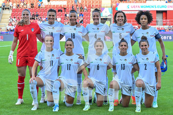 2022-07-10 - 10.07.2022, Rotherham, New York Stadium, UEFA Women's EURO 2022: France - Italy, Italy team photo - UEFA WOMEN'S EURO 2022: FRANCE - ITALY - UEFA EUROPEAN - SOCCER