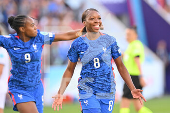 2022-07-10 - 10.07.2022, Rotherham, New York Stadium, UEFA Women's EURO 2022: France - Italy, #8 Grace Geyoro  (france) celebrates the 1-0 - UEFA WOMEN'S EURO 2022: FRANCE - ITALY - UEFA EUROPEAN - SOCCER