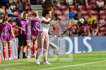2022-07-11 - Austria coach Irene Fuhrmann during the UEFA Women's Euro 2022, Group A football match between Austria and Northern Ireland on July 11, 2022 at the St Mary's Stadium in Southampton, England - FOOTBALL - WOMEN'S EURO 2022 - AUSTRIA V NORTHERN IRELAND - UEFA EUROPEAN - SOCCER