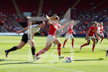 2022-07-11 - Marie Hobinger (14) of Austria during the UEFA Women's Euro 2022, Group A football match between Austria and Northern Ireland on July 11, 2022 at the St Mary's Stadium in Southampton, England - FOOTBALL - WOMEN'S EURO 2022 - AUSTRIA V NORTHERN IRELAND - UEFA EUROPEAN - SOCCER