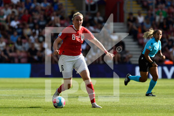 2022-07-11 - Katharina Schiechtl (6) of Austria during the UEFA Women's Euro 2022, Group A football match between Austria and Northern Ireland on July 11, 2022 at the St Mary's Stadium in Southampton, England - FOOTBALL - WOMEN'S EURO 2022 - AUSTRIA V NORTHERN IRELAND - UEFA EUROPEAN - SOCCER