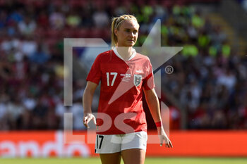 2022-07-11 - Sarah Puntigam (17) of Austria during the UEFA Women's Euro 2022, Group A football match between Austria and Northern Ireland on July 11, 2022 at the St Mary's Stadium in Southampton, England - FOOTBALL - WOMEN'S EURO 2022 - AUSTRIA V NORTHERN IRELAND - UEFA EUROPEAN - SOCCER