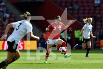 2022-07-11 - Sarah Zadrazil (9) of Austria during the UEFA Women's Euro 2022, Group A football match between Austria and Northern Ireland on July 11, 2022 at the St Mary's Stadium in Southampton, England - FOOTBALL - WOMEN'S EURO 2022 - AUSTRIA V NORTHERN IRELAND - UEFA EUROPEAN - SOCCER