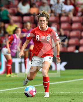 2022-07-11 - Barbara Dunst (8) of Austria during the UEFA Women's Euro 2022, Group A football match between Austria and Northern Ireland on July 11, 2022 at the St Mary's Stadium in Southampton, England - FOOTBALL - WOMEN'S EURO 2022 - AUSTRIA V NORTHERN IRELAND - UEFA EUROPEAN - SOCCER