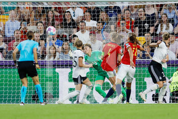 2022-07-12 - Alexandra Popp of Germany scores a goal 2-0 during the UEFA Women's Euro 2022, Group B football match between Germany and Spain on July 12, 2022 at Brentford Community Stadium in Brentford, England - FOOTBALL - WOMEN'S EURO 2022 - GERMANY V SPAIN - UEFA EUROPEAN - SOCCER