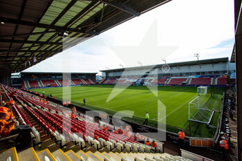 2022-07-13 - General view before during the UEFA Women's Euro 2022, Group C football match between Netherlands and Portugal on July 13, 2022 at Leigh Sports Village in Leigh, England - FOOTBALL - WOMEN'S EURO 2022 - NETHERLANDS V PORTUGAL - UEFA EUROPEAN - SOCCER