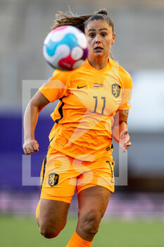 2022-07-13 - Lieke Martens of Netherlands (11) during the UEFA Women's Euro 2022, Group C football match between Netherlands and Portugal on July 13, 2022 at Leigh Sports Village in Leigh, England - FOOTBALL - WOMEN'S EURO 2022 - NETHERLANDS V PORTUGAL - UEFA EUROPEAN - SOCCER