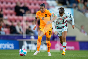 2022-07-13 - Sherida Spitse of Netherlands (8) during the UEFA Women's Euro 2022, Group C football match between Netherlands and Portugal on July 13, 2022 at Leigh Sports Village in Leigh, England - FOOTBALL - WOMEN'S EURO 2022 - NETHERLANDS V PORTUGAL - UEFA EUROPEAN - SOCCER
