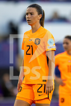 2022-07-13 - Damaris Egurrola of Netherlands (21) during the UEFA Women's Euro 2022, Group C football match between Netherlands and Portugal on July 13, 2022 at Leigh Sports Village in Leigh, England - FOOTBALL - WOMEN'S EURO 2022 - NETHERLANDS V PORTUGAL - UEFA EUROPEAN - SOCCER