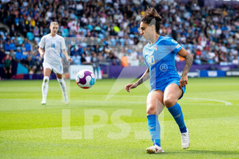 2022-07-14 - Italy Forward Martina Piemonte (20) during the UEFA Women's Euro 2022, Group D football match between Italy and Iceland on July 14, 2022 at Manchester City Academy Stadium in Manchester, England - FOOTBALL - WOMEN'S EURO 2022 - ITALY V ICELAND - UEFA EUROPEAN - SOCCER