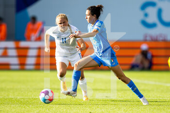 2022-07-14 - Italy Defender Lucia Di Guglielmo (16) during the UEFA Women's Euro 2022, Group D football match between Italy and Iceland on July 14, 2022 at Manchester City Academy Stadium in Manchester, England - FOOTBALL - WOMEN'S EURO 2022 - ITALY V ICELAND - UEFA EUROPEAN - SOCCER