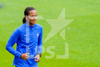 2022-07-22 - Wendie Renard of France during the training session prior to the Quarter Final of the UEFA Women's Euro 2022 football match between France and Netherlands on July 22, 2022 at New York Stadium in Rotherham, England - FOOTBALL - WOMEN'S EURO 2022 - PRESS CONFERENCE AND TRAINING OF THE FRENCH TEAM - UEFA EUROPEAN - SOCCER