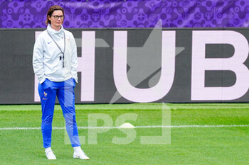 FOOTBALL - WOMEN'S EURO 2022 - PRESS CONFERENCE AND TRAINING OF THE FRENCH TEAM - UEFA EUROPEAN - SOCCER