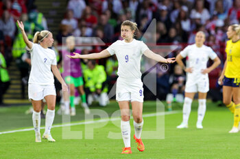 2022-07-26 - Ellen White (9) of England reacts during the UEFA Women's Euro 2022, semi final football match between England and Sweden on July 26, 2022 at Bramall Lane in Sheffield, England - FOOTBALL - WOMEN'S EURO 2022 - 1/2 - ENGLAND V SWEDEN - UEFA EUROPEAN - SOCCER