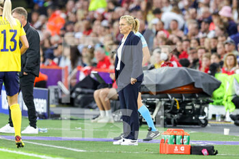 2022-07-26 - Coach Sarina Wiegman of England during the UEFA Women's Euro 2022, semi final football match between England and Sweden on July 26, 2022 at Bramall Lane in Sheffield, England - FOOTBALL - WOMEN'S EURO 2022 - 1/2 - ENGLAND V SWEDEN - UEFA EUROPEAN - SOCCER