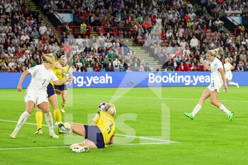 2022-07-26 - Alessia Russo (23) of England scores a goal 3-0 during the UEFA Women's Euro 2022, semi final football match between England and Sweden on July 26, 2022 at Bramall Lane in Sheffield, England - FOOTBALL - WOMEN'S EURO 2022 - 1/2 - ENGLAND V SWEDEN - UEFA EUROPEAN - SOCCER