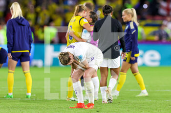 2022-07-26 - Ellen White (9) of England celebrates at full time during the UEFA Women's Euro 2022, semi final football match between England and Sweden on July 26, 2022 at Bramall Lane in Sheffield, England - FOOTBALL - WOMEN'S EURO 2022 - 1/2 - ENGLAND V SWEDEN - UEFA EUROPEAN - SOCCER