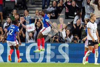 2022-07-27 - Kadidiatou Diani of France celebrates her goal 1-1 during the UEFA Women's Euro 2022, semi final football match between Germany and France on July 27, 2022 at stadium:mk in Milton Keynes, England - FOOTBALL - WOMEN'S EURO 2022 - 1/2 - GERMANY V FRANCE - UEFA EUROPEAN - SOCCER
