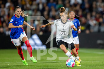 2022-07-27 - Lina Magull of Germany during the UEFA Women's Euro 2022, semi final football match between Germany and France on July 27, 2022 at stadium:mk in Milton Keynes, England - FOOTBALL - WOMEN'S EURO 2022 - 1/2 - GERMANY V FRANCE - UEFA EUROPEAN - SOCCER