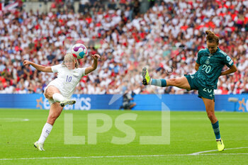 2022-07-31 - Georgia Stanway of England shoots during the UEFA Women's Euro 2022, Final football match between England and Germany on July 31, 2022 at Wembley Stadium in London, England - FOOTBALL - WOMEN'S EURO 2022 - FINAL - ENGLAND V GERMANY - UEFA EUROPEAN - SOCCER