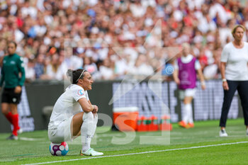 2022-07-31 - Lucy Bronze of England during the UEFA Women's Euro 2022, Final football match between England and Germany on July 31, 2022 at Wembley Stadium in London, England - FOOTBALL - WOMEN'S EURO 2022 - FINAL - ENGLAND V GERMANY - UEFA EUROPEAN - SOCCER