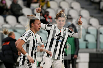 2022-03-23 - Cristiana Girelli (Juventus Women) celebrates the goal - JUVENTUS WOMEN VS OLYMPIQUE LYONNAIS - UEFA CHAMPIONS LEAGUE WOMEN - SOCCER