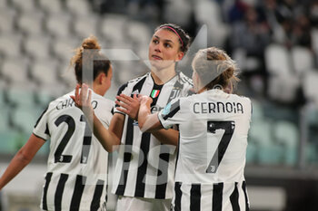 2022-03-23 - Agnese Bonfantini (Juventus Women) celebrates the goal - JUVENTUS WOMEN VS OLYMPIQUE LYONNAIS - UEFA CHAMPIONS LEAGUE WOMEN - SOCCER
