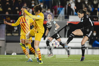 2022-03-22 - 20.03.2022, Madrid, Spain. Esther Gonzalez of Real Madrid CF Femenino attempts a kick during the UEFA Women's Champions League match between Real Madrid and FC Barcelona at Estadio Alfredo Di Stefano on 20 March 2022 in Madrid Spain. - REAL MADRID VS FC BARCELONA - UEFA CHAMPIONS LEAGUE WOMEN - SOCCER