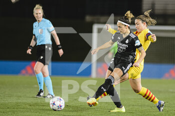 2022-03-22 - 20.03.2022, Madrid, Spain. Claudia Zornoza of Real Madrid CF Femenino (L) is chased by Alexia Putellas Futbol Club Barcelona (R) during the UEFA Women's Champions League match between Real Madrid and FC Barcelona at Estadio Alfredo Di Stefano on 20 March 2022 in Madrid Spain. - REAL MADRID VS FC BARCELONA - UEFA CHAMPIONS LEAGUE WOMEN - SOCCER
